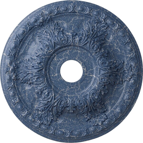 Ekena Millwork Granada Ceiling Medallion (Canopies up to 7 1/8"), 23 3/8"OD x 3 5/8"ID x 2 1/2"P, Americana Crackle CM23GAAMC - main